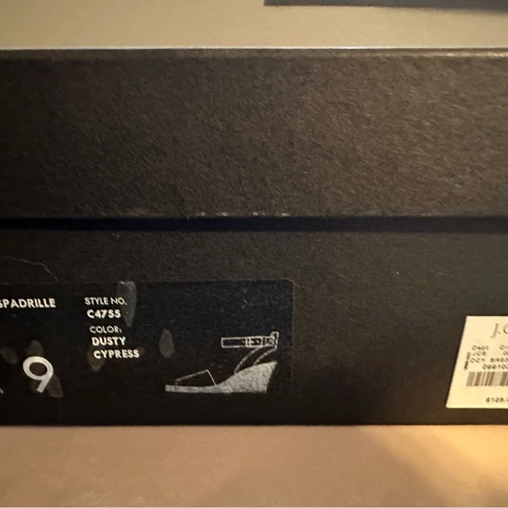 SPRING! Jcrew Corsica, espadrille, wedge, new in box, size 9, dusty cypress - Picture 8 of 8